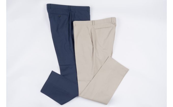 ロロピアーナ ストレッチコットンチノパン【ネイビー46/82cm】