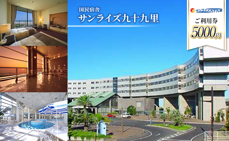 国民宿舎サンライズ九十九里 ご利用券5000円 旅行 チケット 