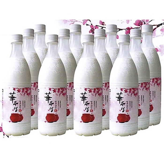 千葉県山武郡芝山町産　華本生マッコリ750ml　12本セット