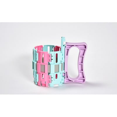 ZC-8r OH-CAN!【ジョッキホルダー】パステルカラー2個セット(ペールピンク・ペールブルー)