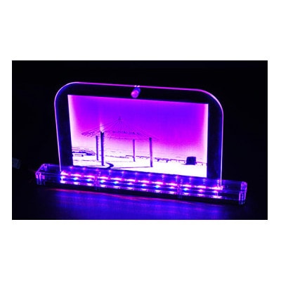 オリジナルライトスタンド【写真をアクリル板に刻みます】