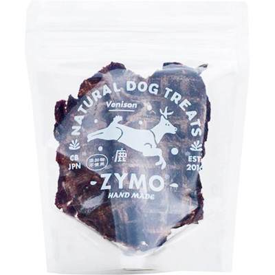 【ペットフード】 ZYMO ジビエ鹿肉ジャーキーセット総計150g  国産のジビエ肉犬用おやつ