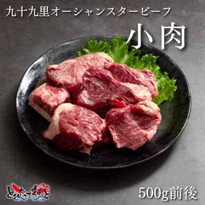 九十九里オーシャンスタービーフ小肉(カレー/煮込み用)500g×2パック【配送不可地域：離島】