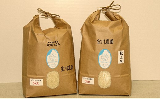千葉県一宮町産コシヒカリ（白米１０kg）食べくらべチャレンジセット　令和７年産米【2025年発送分】　先行予約　一等米　５kg　２袋　白米　精米