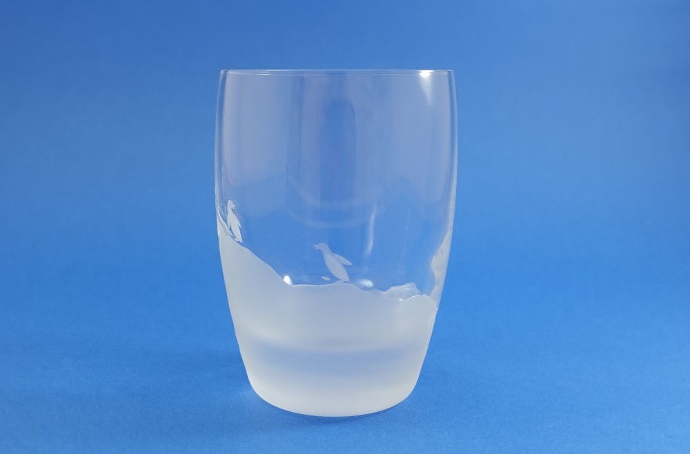 浅草切子 aquatic「Penguin Climb」