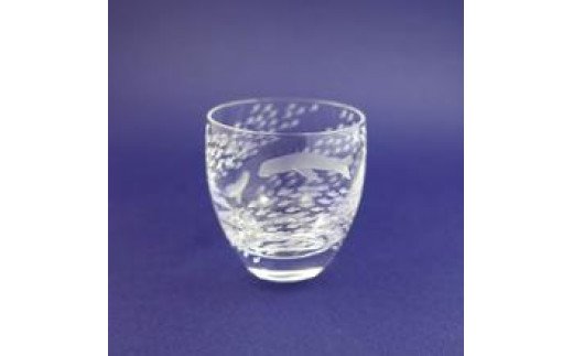 浅草切子 aquatic「Sea Lion Fish 冷酒杯」