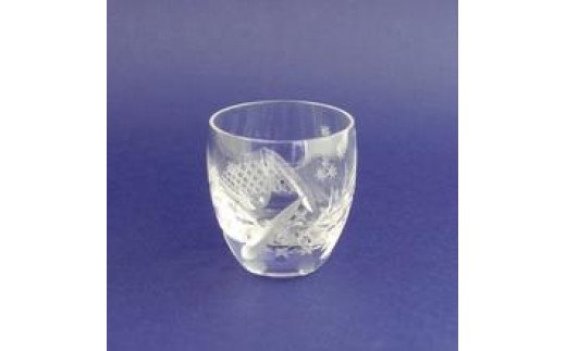 浅草切子 暮らしの硝子「星の海 ぐい呑」化粧箱入り