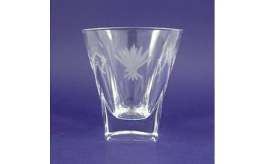 浅草切子 暮らしの硝子「扇と菱 FUSION」化粧箱入り