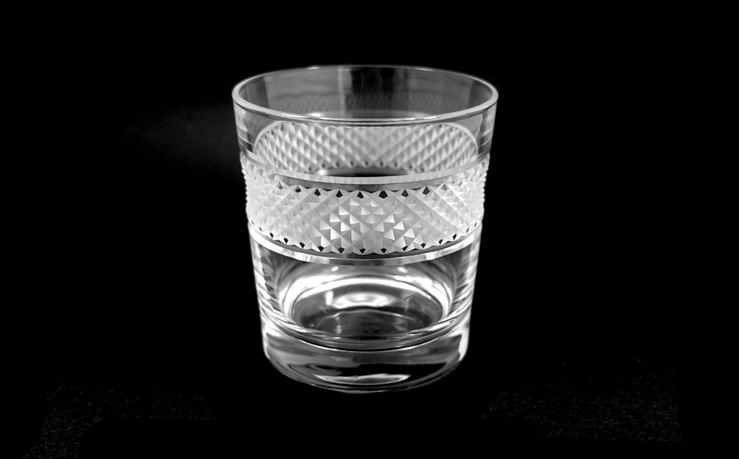 浅草切子 Bar’s Glass「スコット オールド」2個セット 化粧箱入り