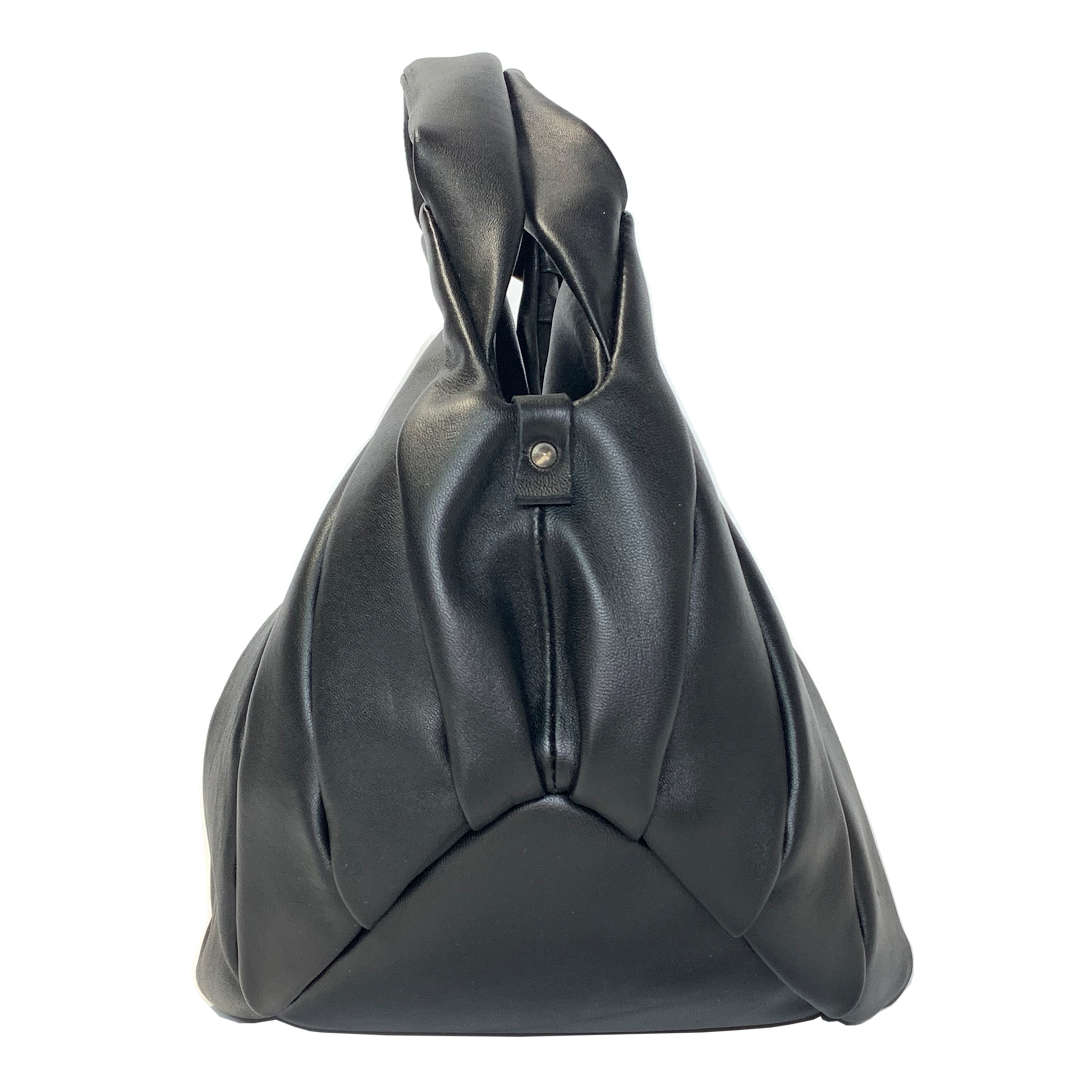 バルーンバッグ シープレザー MONACO【厳選されたラム革を使用】(カラー：グレー) グレー