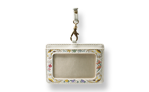 【浅草文庫】IDケース〈猫柄〉(カラー：ミケ（黄色系）) ミケ（黄色系）