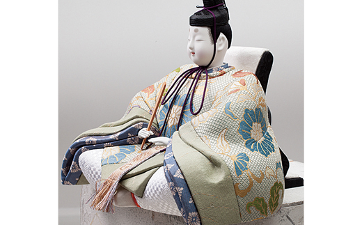 江戸木目込 雛人形 五段15人飾りセット