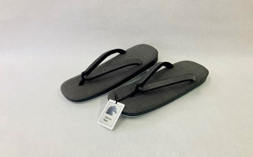 高級ホースヘアー和装草履【紳士】(カラー：グレー) グレー