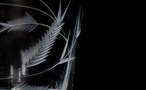 浅草切子「ソシエ 薄吹 14oz タンブラー」2個セット 化粧箱入り