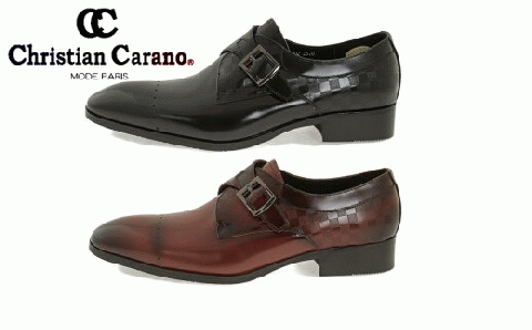 【浅草の靴】クリスチャンカラノ 本革ビジネスシューズ[FH-02](サイズ：26.0cm、カラー：ブラウン) ブラウン 26.0cm