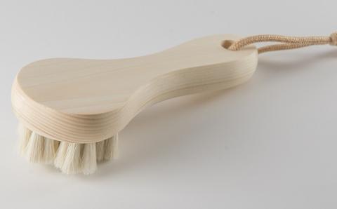 【浅草アートブラシ】山羊毛の洗顔ブラシ「さくら」