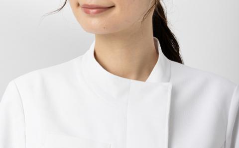 レピウスの白衣 【レディース】ケーシージャケット / ネーム刺繍付き（サイズ：36サイズ） 36サイズ