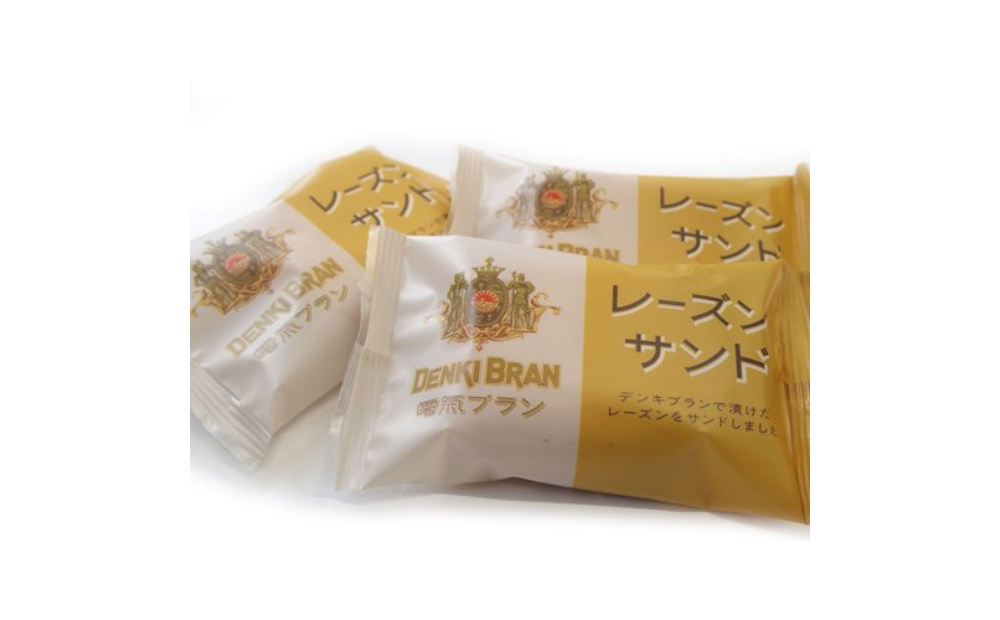 電気ブランレーズンサンドクッキー