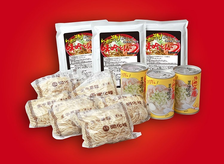 【らーめん弁慶】らーめん6食セット[醤油とんこつ3食＋味噌とんこつ3食]