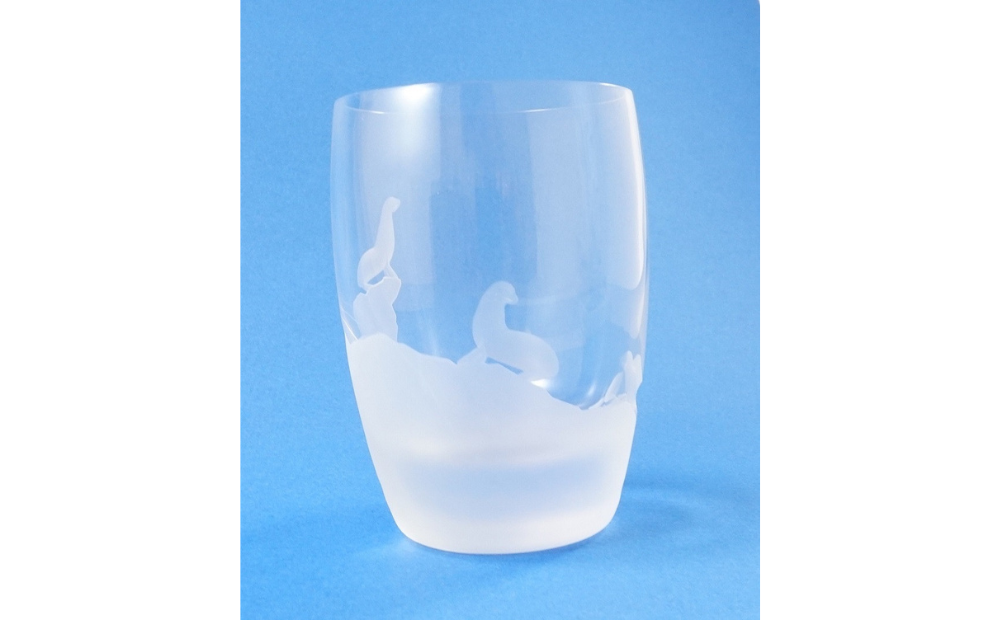 浅草切子 aquatic「Sea Lion Climb」