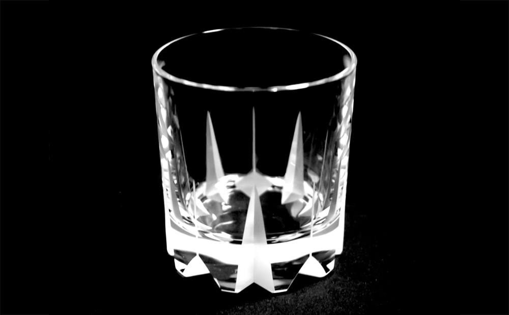 浅草切子 Bar’s Glass「スペース オールド」化粧箱入り