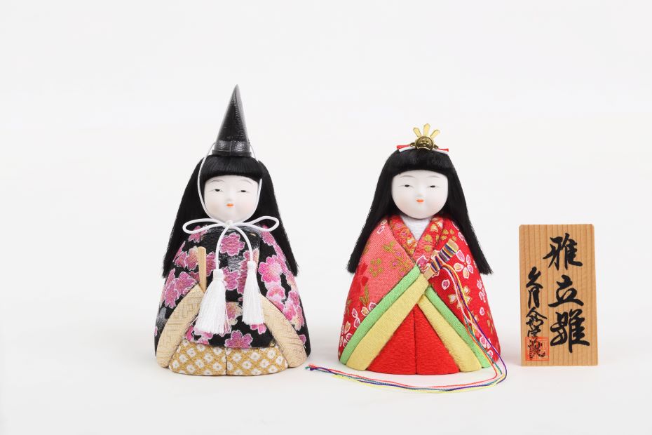 木目込人形「雅立雛」の制作体験（2時間講座×3日分）