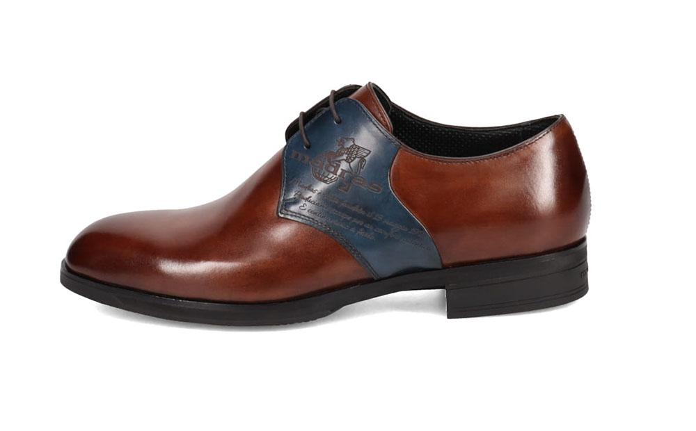 madras(マドラス) 紳士靴 meta insole搭載 M523MT (カラー：ダークブラウン/ネイビー、サイズ：25.0cm) ダークブラウン/ネイビー 25.0cm