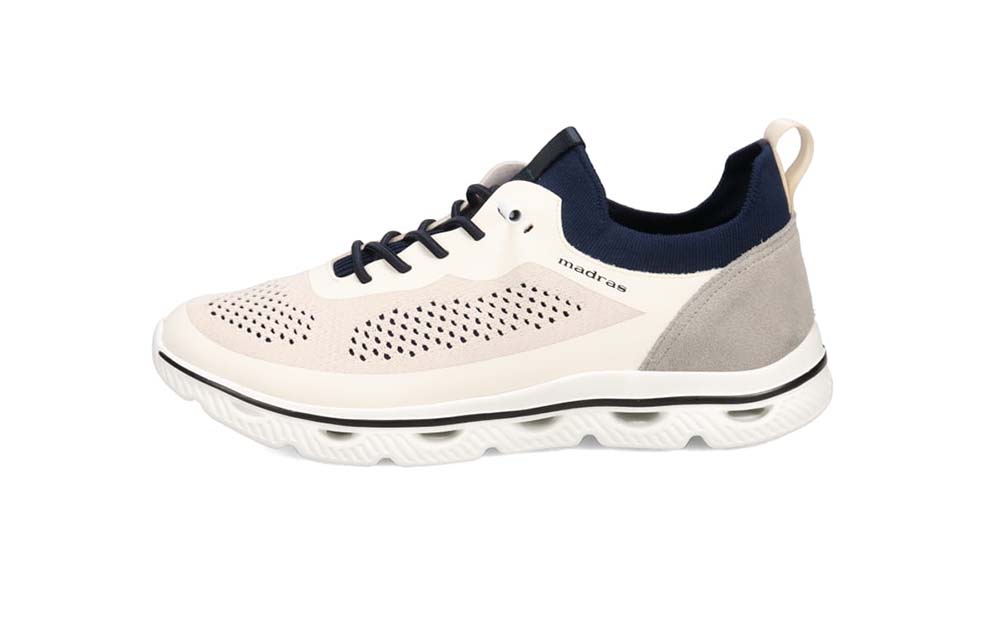 madras(マドラス) 紳士靴 meta insole搭載 M593AMT (ホワイトネイビー、LL(27.0～27.5cm)) ホワイトネイビー LL(27.0～27.5cm)