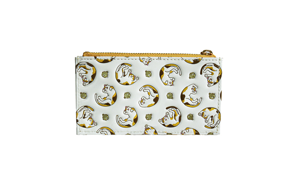 【浅草文庫】フラグメントケース〈猫柄〉(カラー：ミケ（黄色系）) ミケ（黄色系）