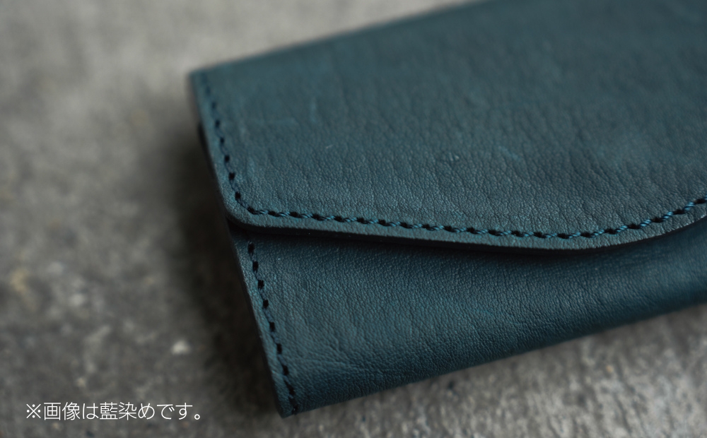 [Botanical Leather] キーケース (カラー：藍染め(ブルー)) 藍染め(ブルー)