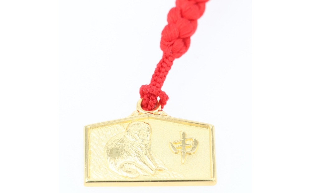 [K18] 干支絵馬根付 (12種) (柄：申) 柄：申