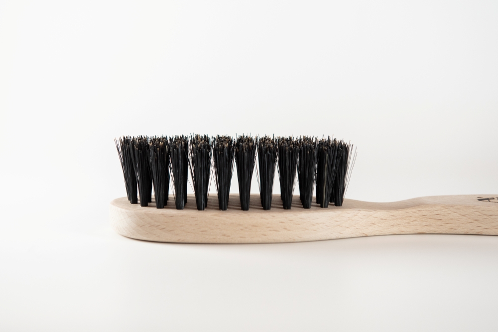 【浅草アートブラシ】猪毛ヘアブラシ「かみわざ」
