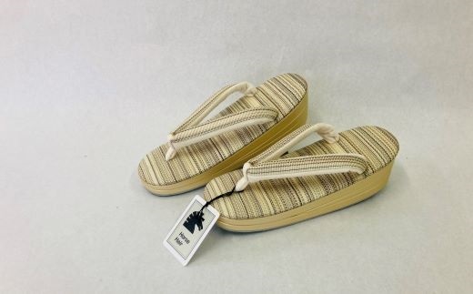 高級ホースヘアー和装草履【婦人】 (サイズ：M、カラー：ベージュ) ベージュ M