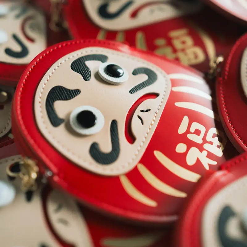 だるまコインケース (カラー： ゴールド) ゴールド