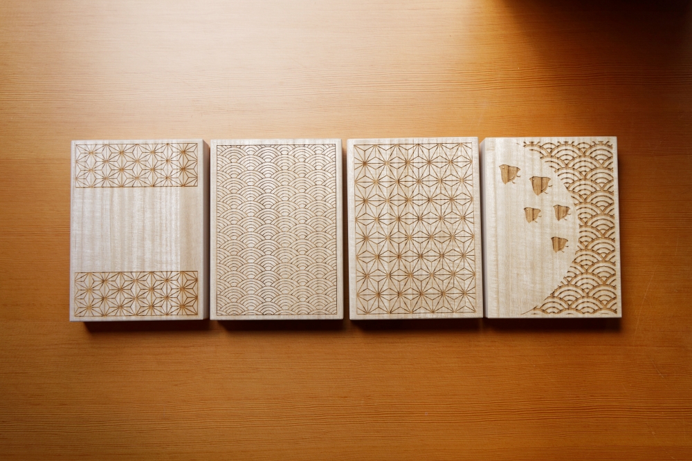 【谷中・箱義桐箱店】桐箱の塗り絵体験チケット（1名様分／60分）