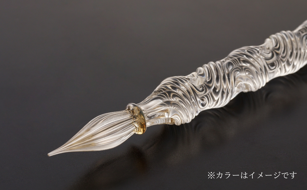 【ガラスペン】オールひねり 軸径10mm (カラー：シャンパンゴールド) シャンパンゴールド