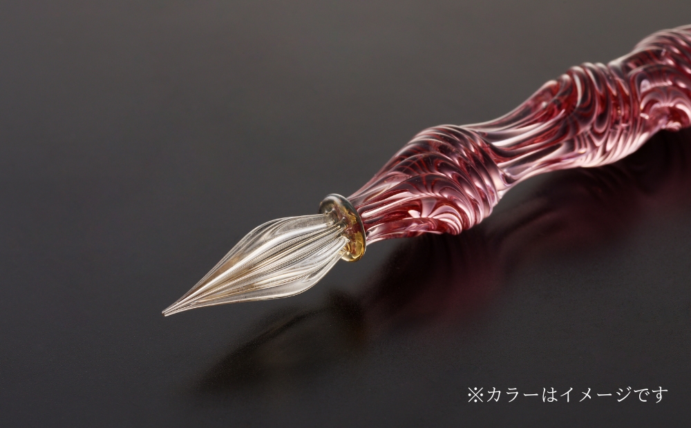 【ガラスペン】カネモオリジナル 軸径12mm (カラー：透明) 透明