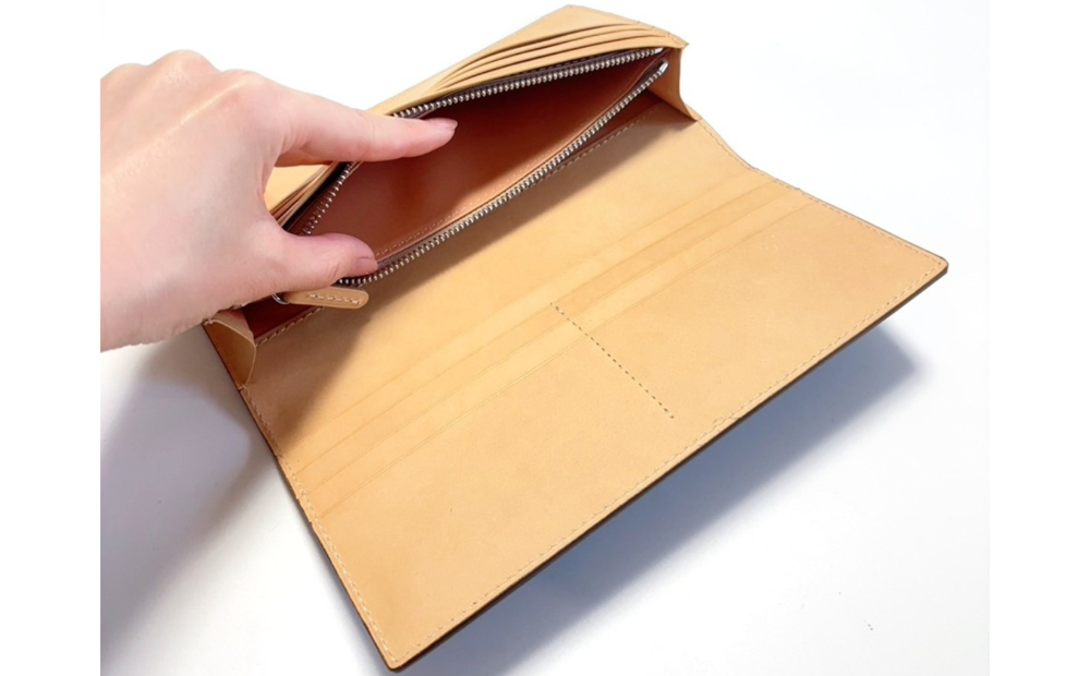 [bell la bell] コードバン 長財布（カラー：ブラウン） ブラウン