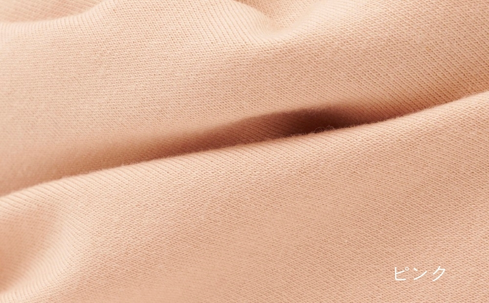 オーガニックコットン ベア天竺ハット＜脱がなくていい帽子＞ (カラー：ピンク、サイズ：M) ピンク M