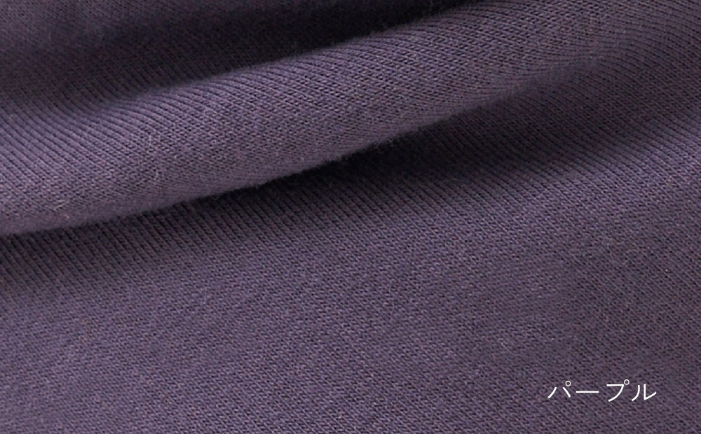 オーガニックコットン ベア天竺ハット＜脱がなくていい帽子＞ (カラー：パープル、サイズ：S) パープル S