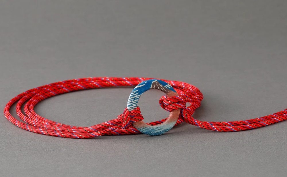 【PARACO】フープベルト・北斎 (カラー：赤富士) 赤富士