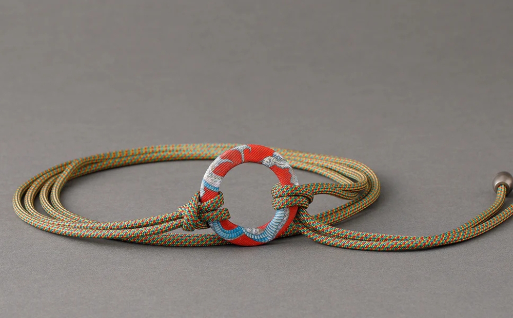 【PARACO】フープベルト・北斎 (カラー：龍図) 龍図