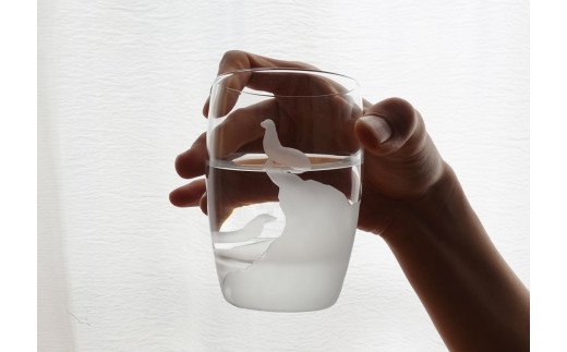 浅草切子 aquatic「Sea Lion Climb」