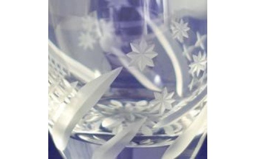 浅草切子 暮らしの硝子「星の海 ぐい呑」化粧箱入り