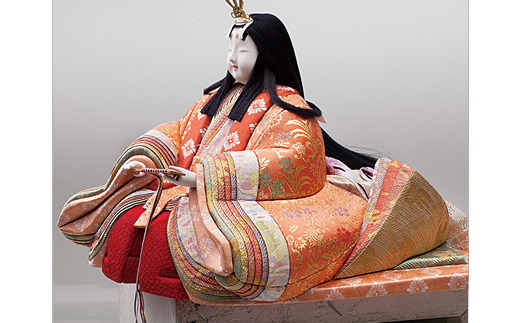 江戸木目込 雛人形 五段15人飾りセット