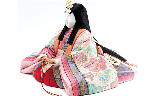 江戸木目込 雛人形 本金親王飾りセット