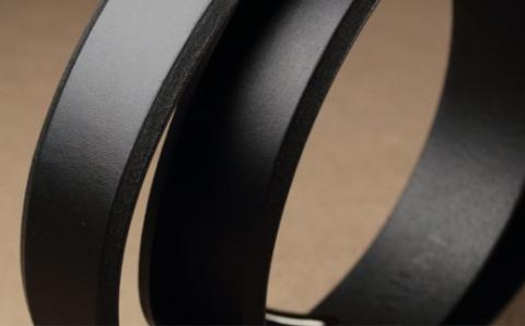 【Alt81】イタリア産皮革を使用したメンズベルト(サイズ：L、カラー：ダークブラウン) ダークブラウン L