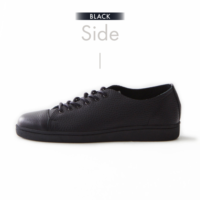 U-DOT [レザースニーカー] BLACK(サイズ：21.0cm) ブラック 21.0cm