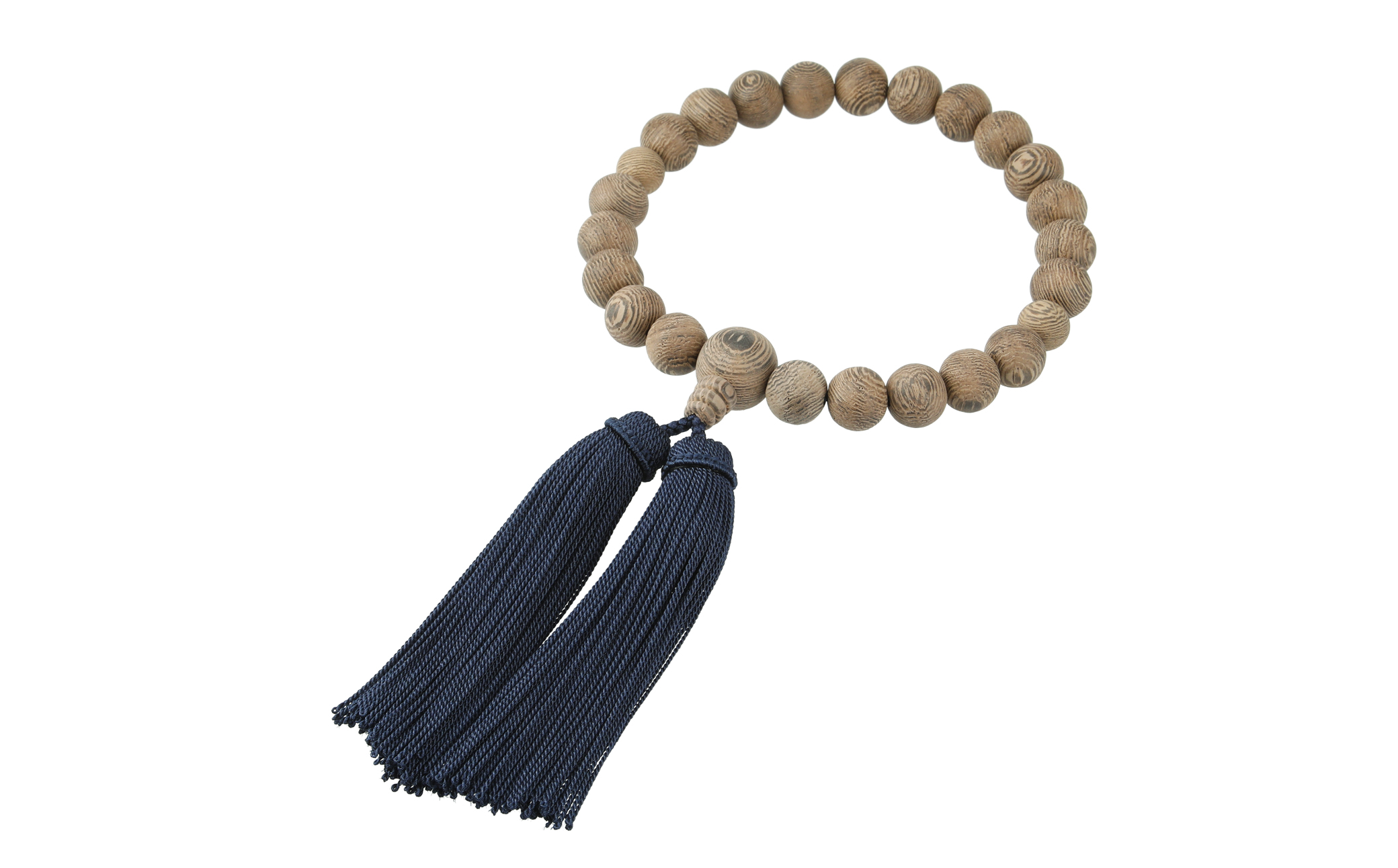 ひいらぎのお念珠【雁音（鉄刀木×鉄紺）】