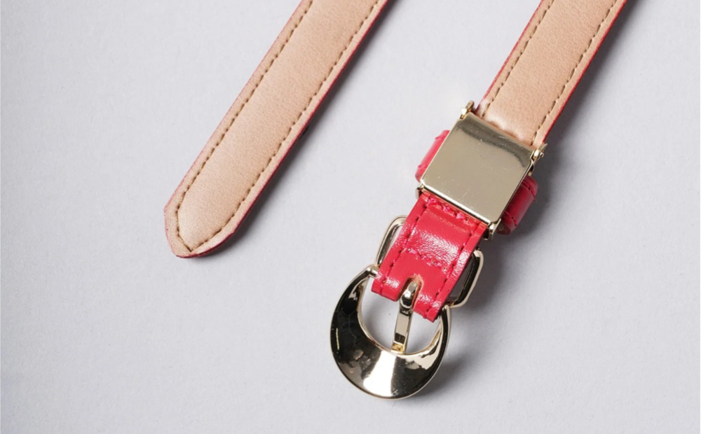 [bell la bell] レディース細ベルト (カラー：ネイビー) ネイビー